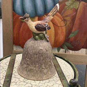 Vintage Roadrunner Fine Bone China dinner bell